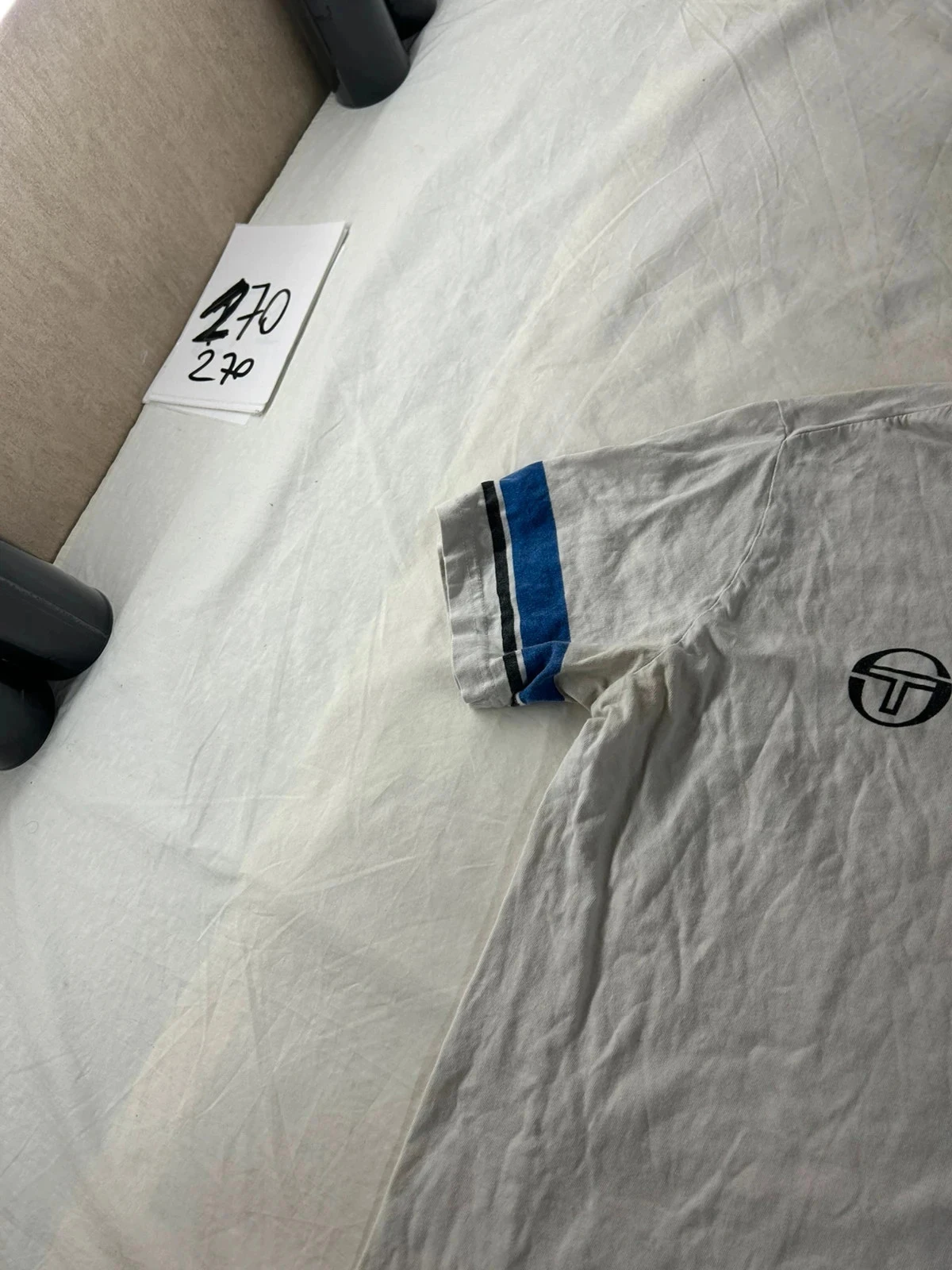 Camiseta branca com estampa Sergio Tacchini tamanho M – photo 4